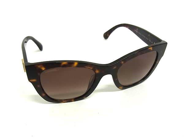 1円 ■美品■ CHANEL シャネル 5478-A ココマーク べっ甲調 サングラス メガネ 眼鏡 レディース メンズ ブラウン系 GB5701拍卖
