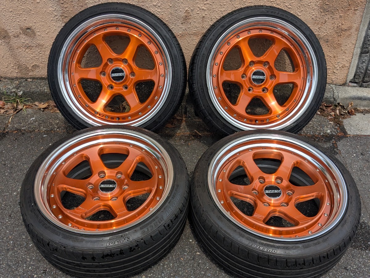 ESSEX 19インチ 9J+25 6H139.7 225/40R19 ハイエース レジアス キャラバン 拍卖