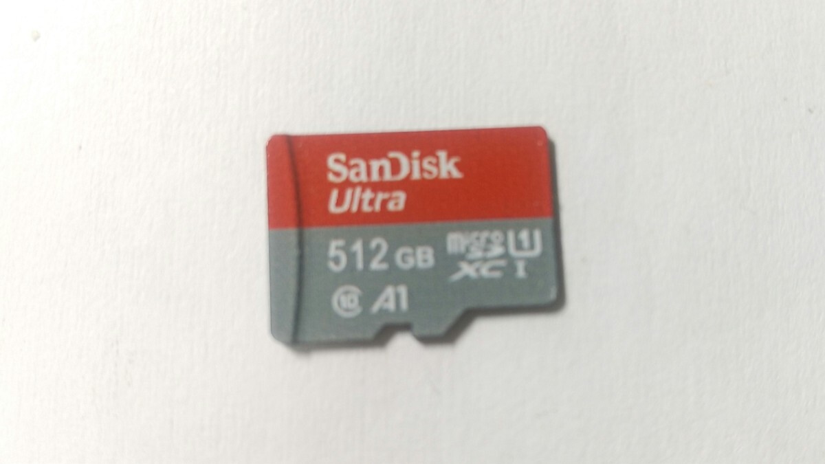 K7467 SanDisk Ultra micro SDXC 512GB クイックフォーマット済 動作品 マイクロSDカード /サンディスク/デジカメ 現状品 送料無料拍卖