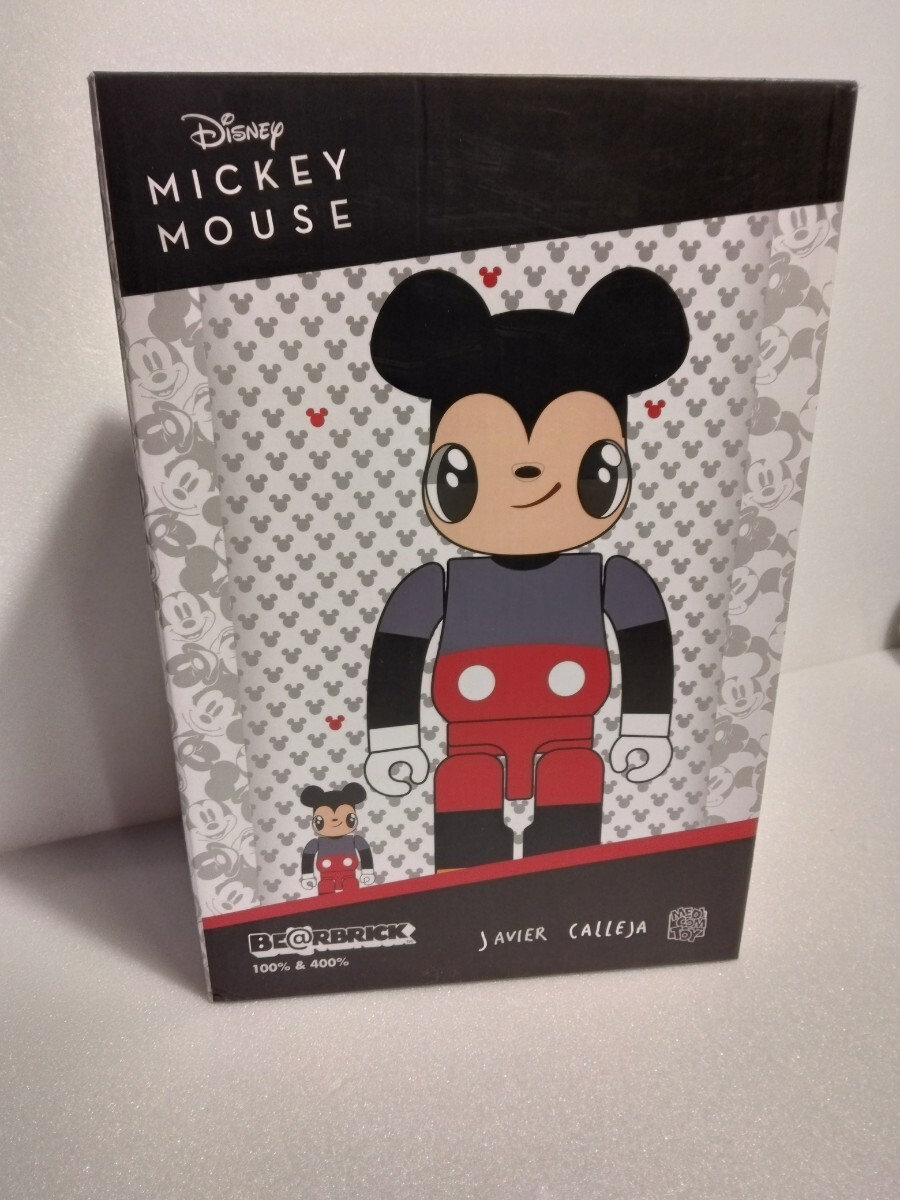 1円~BE@RBRICK Javier Calleja MICKEY MOUSE 100% & 400% ベアブリック ハビエル・カジェハ ミッキーマウスディズニーメディコムトイ人気拍卖
