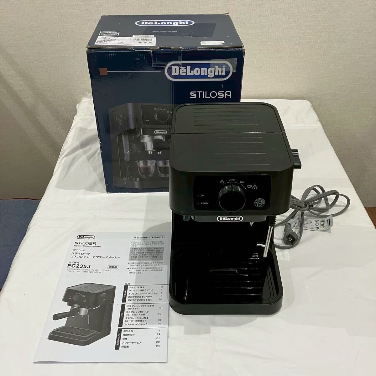 DeLonghi デロンギ エスプレッソカプチーノメーカー EC235J-BK カプチーノメーカー エスプレッソ EC235J t416拍卖