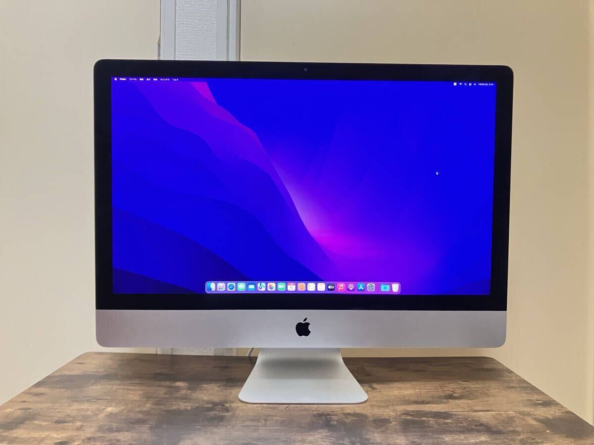 【動作品・初期化済み】iMac Retina 5K 27インチ Late 2015 / i5 3.2GHz / メモリ24GB / 1TB Fusion Drive / 元箱あり拍卖