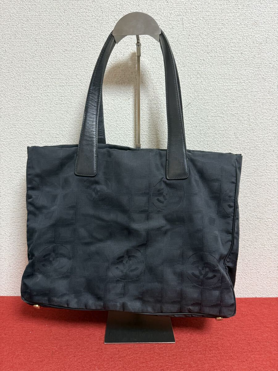 JP4758*バッグ ハンドバッグ CHANEL ニュートラベルライン トートMM シール有*拍卖