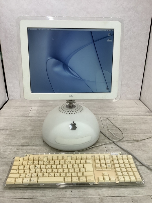 T14 Apple iMac M6498 No.1873 OS9.2 256MB Proキーボード M7803 アップル レトロ インテリア 現状品拍卖