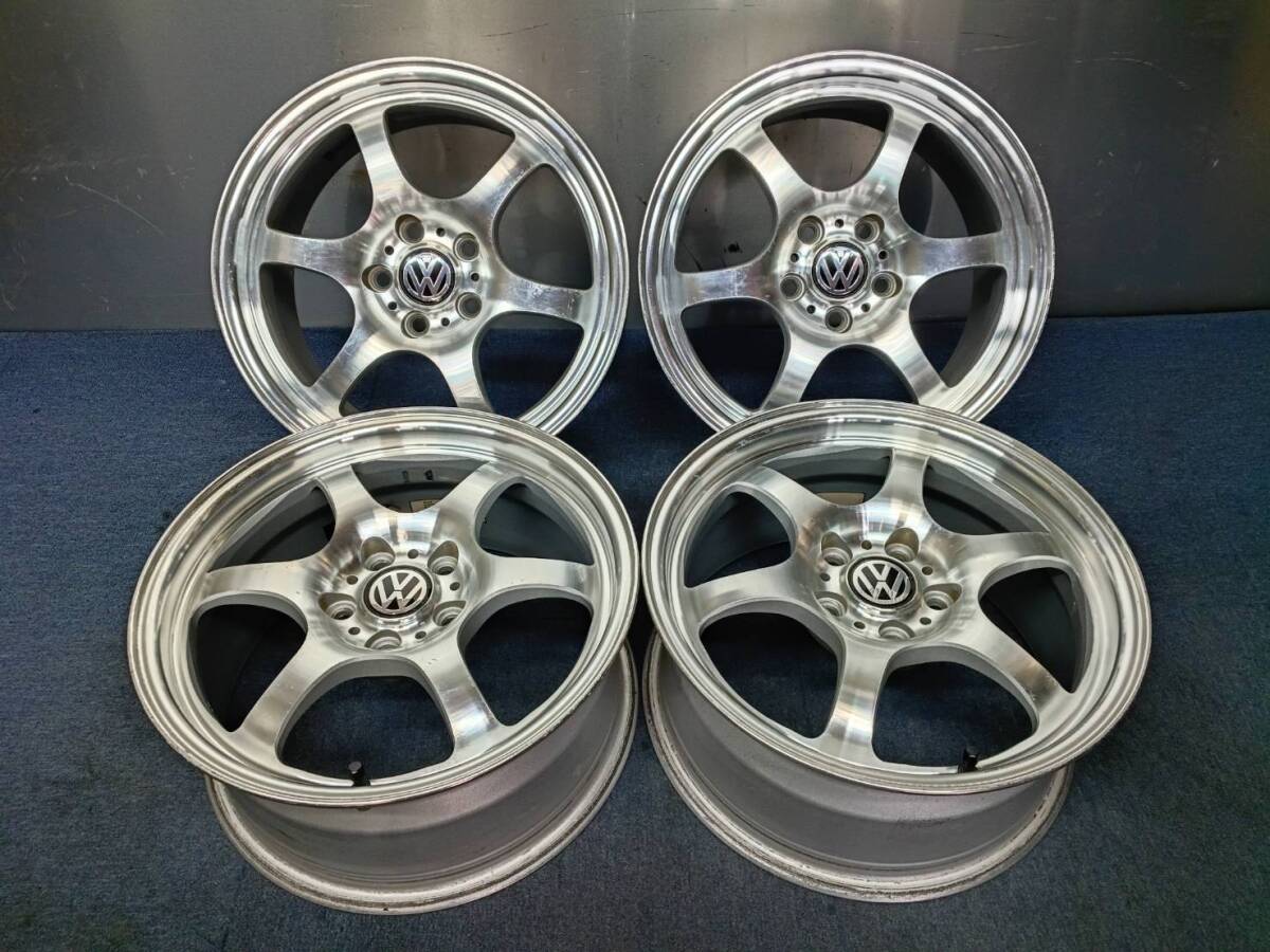 ★希少品★軽量★ メーカー不明社外ホイール 15×7J +40 5H-100 4本セット拍卖