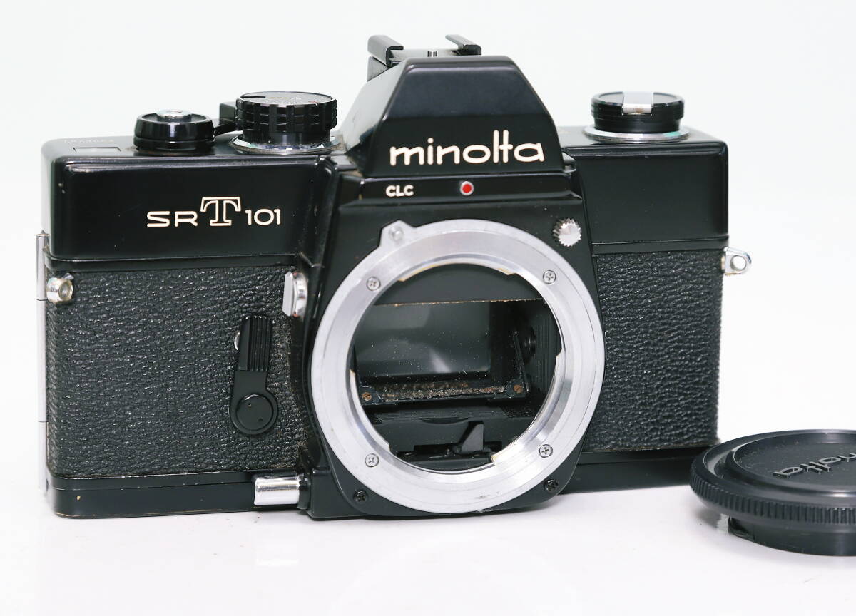 MINOLTA SRT101 ブラックボディ ボデイキャップ 現状渡し拍卖