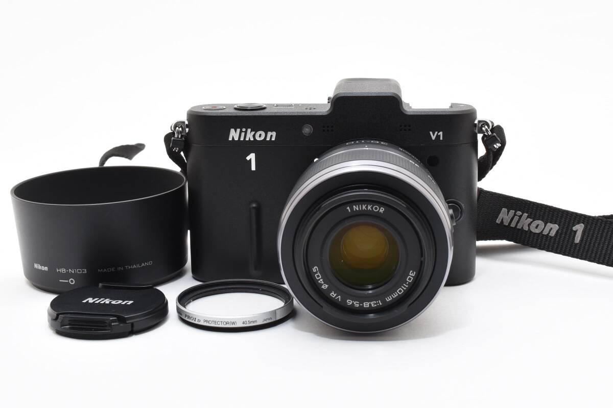 ★大人気★ Nikon ニコン NIKON1 V1 ブラック レンズキット拍卖