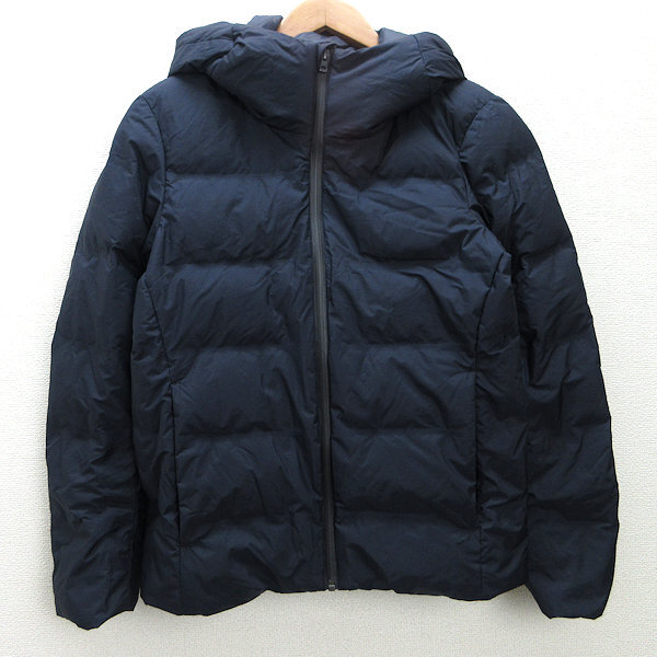 d■ユニクロ/UNIQLO 409330 シームレスダウンパーカ JKT【XS】紺/MENS/89D【中古】■拍卖