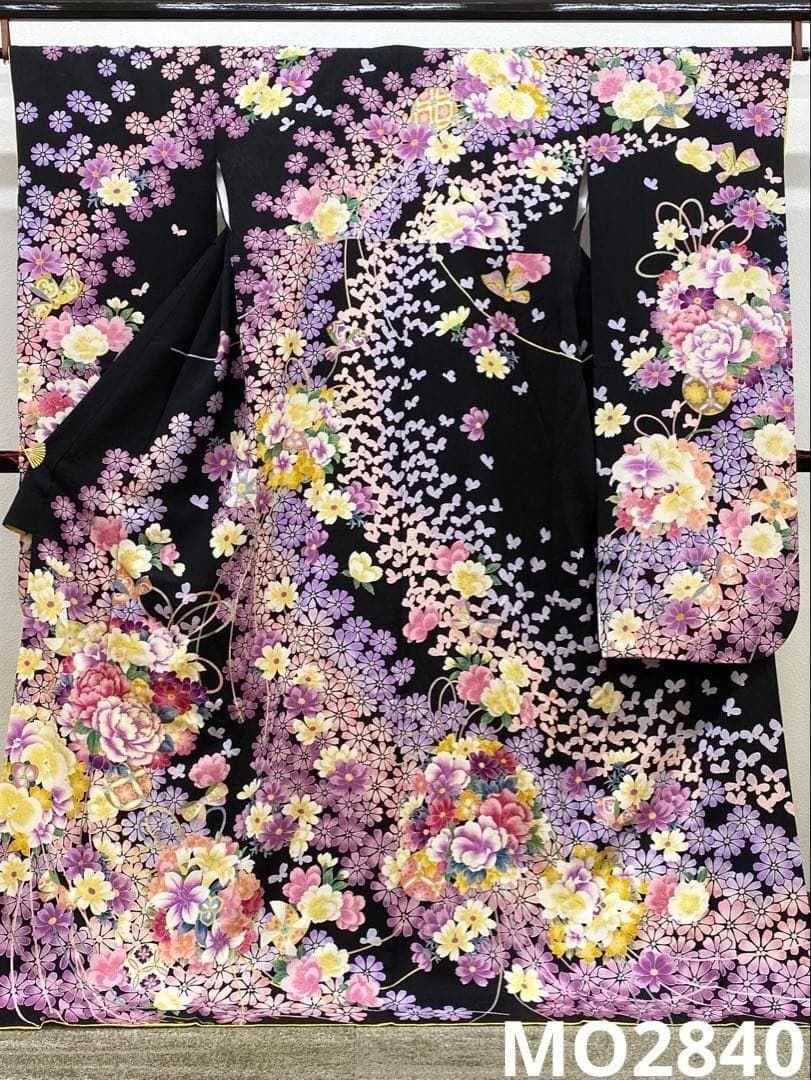 振袖 豪華 金駒 金彩 紋意匠 身丈172cm MO2840拍卖