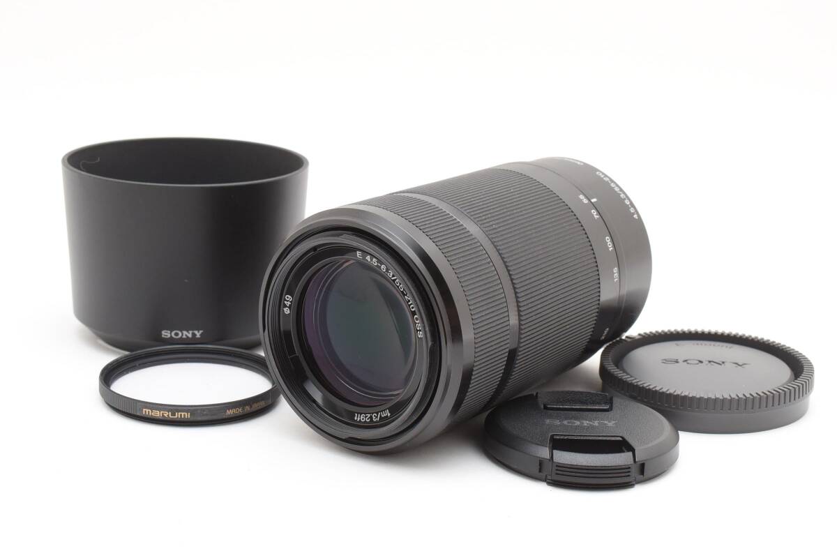 【美品・動作品・光学良好】SONY E 55-210mm F4.5-6.3 OSS ブラック No.1420拍卖