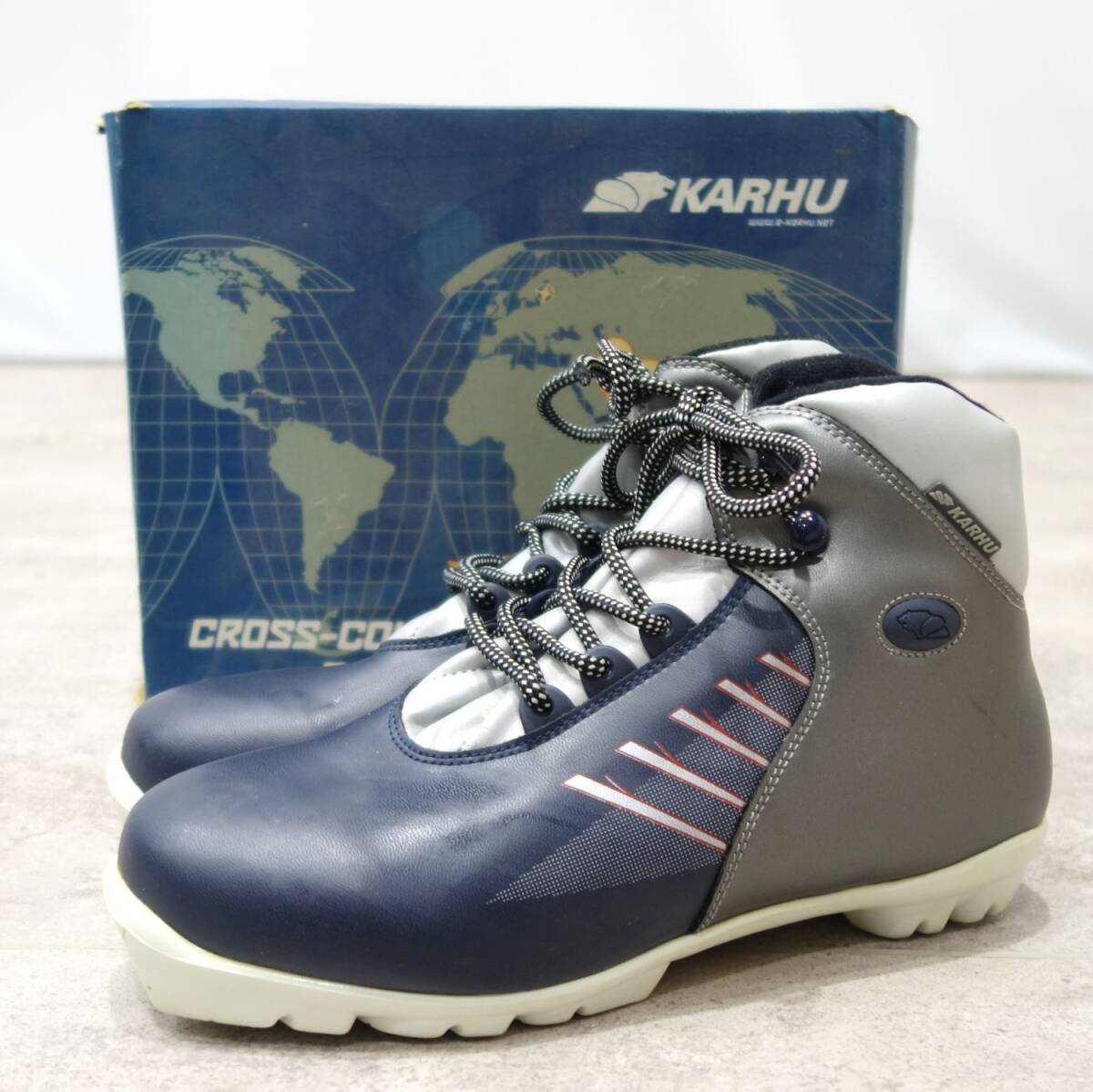 未使用 カルフ KARHU ブーツ クロスカントリー スキー ツーリング メンズ TOURING MENZ EU39 約24.5cm?25cm前後 グレー cd07dd-rk26y13440拍卖