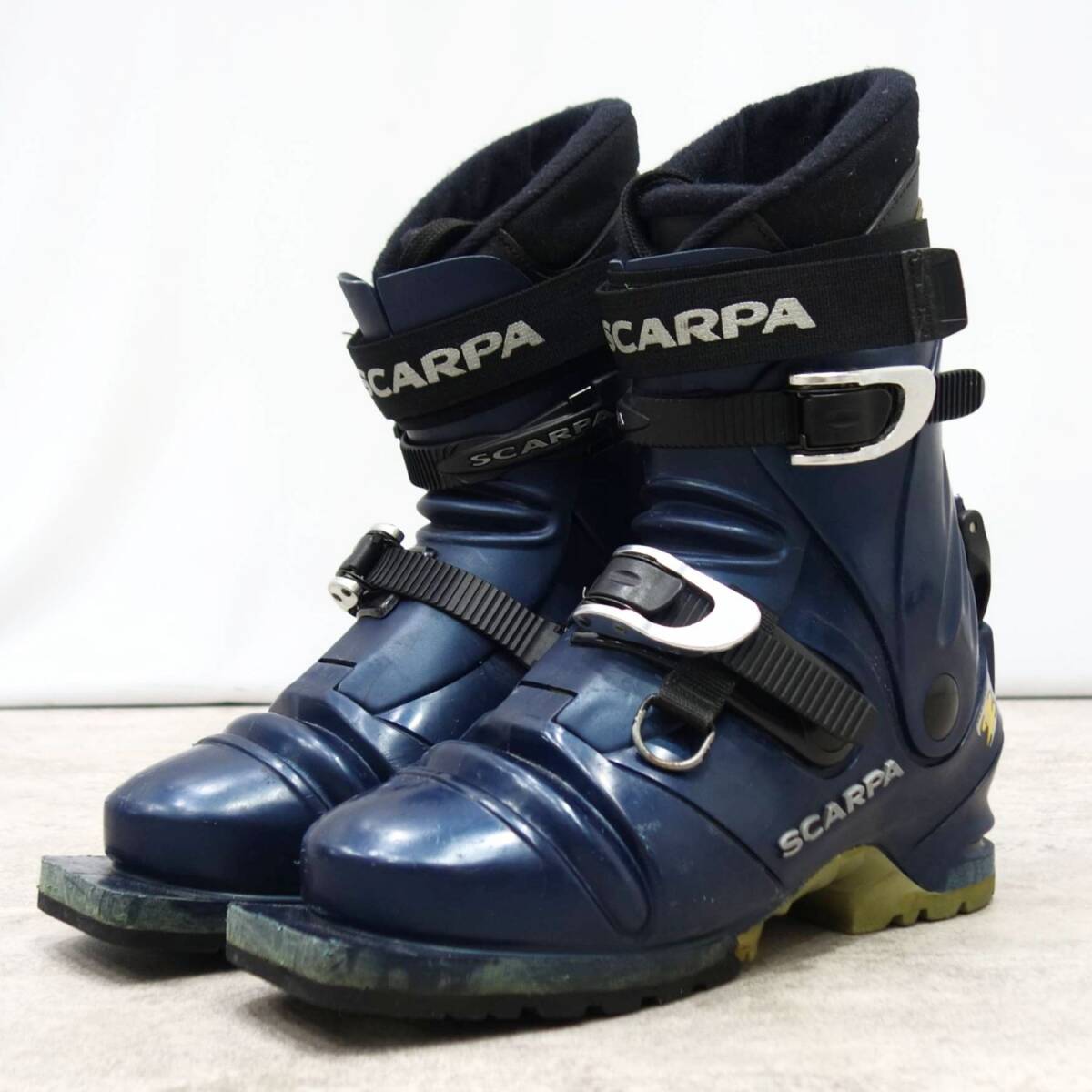 スカルパ SCARPA ブーツ テレマーク スキー T2 75mm 3pin 3ピン 25cm ネイビー cd07dr-rk26y13475拍卖