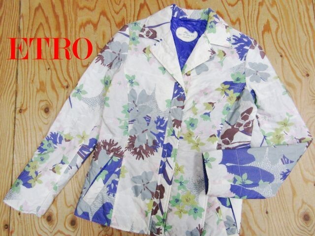 ★エトロ ETRO★レディース 総柄ボタニカルプリント キルティングジャケット★R80705039B拍卖