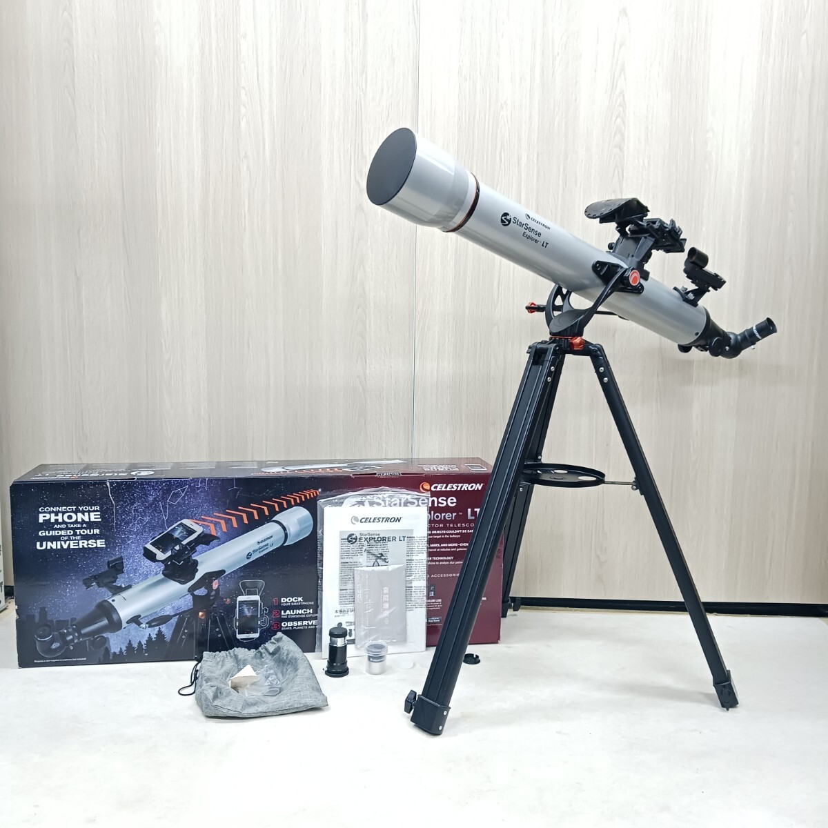 元箱 説明書付 Vixen セレストロン 天体望遠鏡 StarSense Explorer LT 80AZ ビクセン ダウンロードコード拍卖
