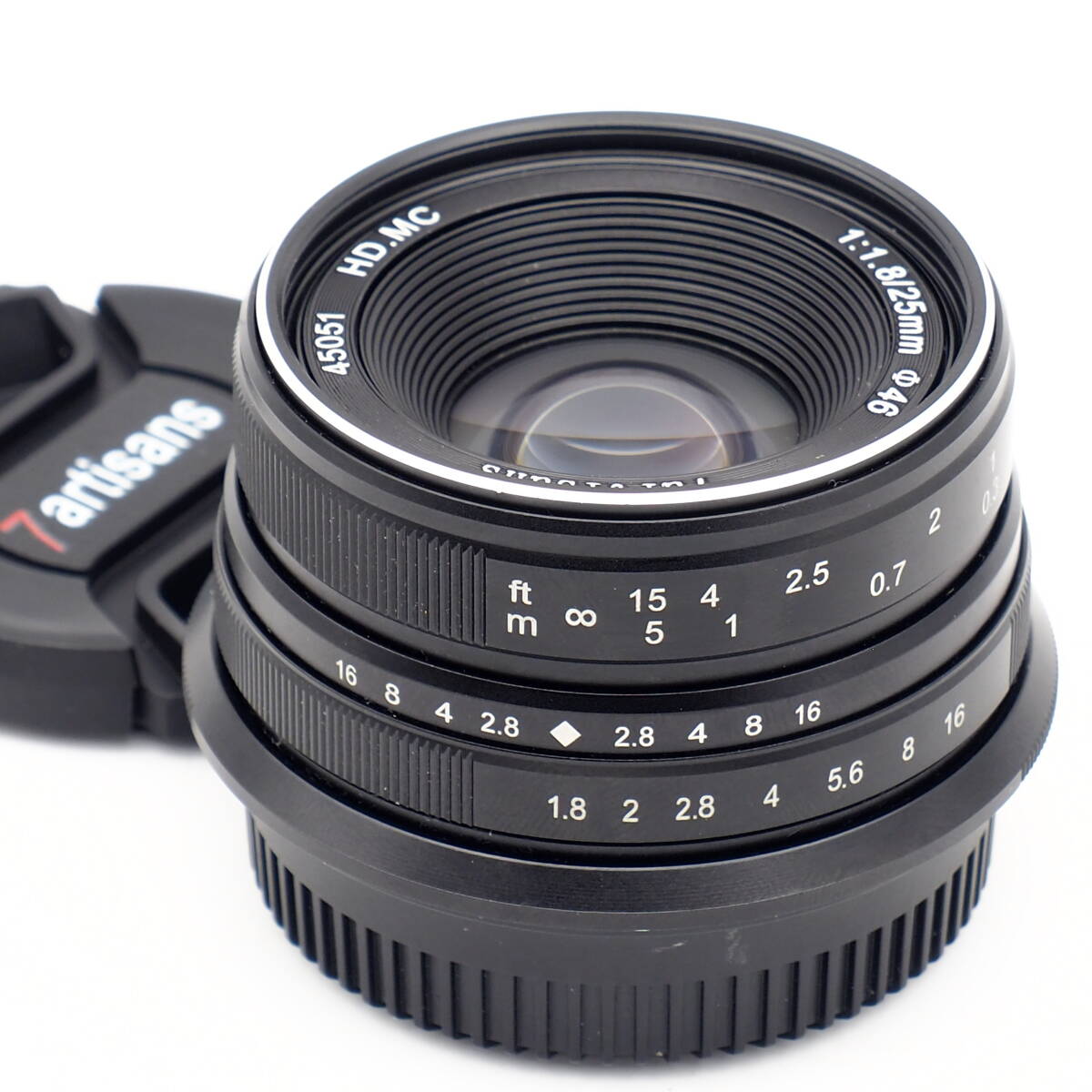 7artisans 25mm F1.8 BLACK for Micro Four Thirds M4/3 OM-D PEN LUMIX OM-1 OM-3 OM-5 E-M5 E-P7 E-PL10 G9 G8 G7 GF10 GX7 GH7 GH6 GH5 拍卖