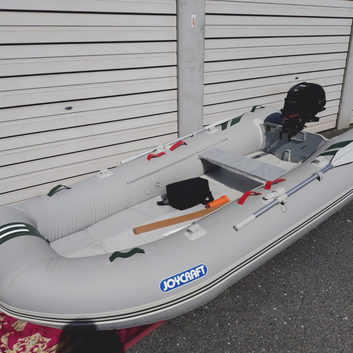 81売切 JOYCRAFT JCT-305 Jキャット トーハツ2馬力 6年6月製 フルセット 免許不要艇 福岡市 ジョイクラフト ゴムボート拍卖