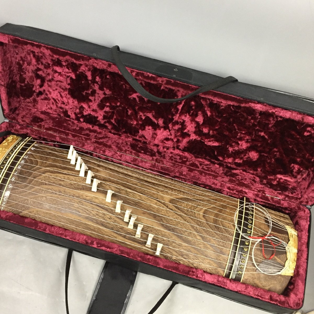 f146*160 【現状品】 【1円~ 】ZEN-ON ゼンオン 全音 小型箏 ソフトケース付き Q618890 AA6ME582800拍卖