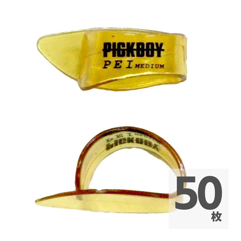 ギターピック サムピック 50枚 セット ピックボーイ Medium TP-PEI/M Thumb Pick P.E.I PICKBOY拍卖