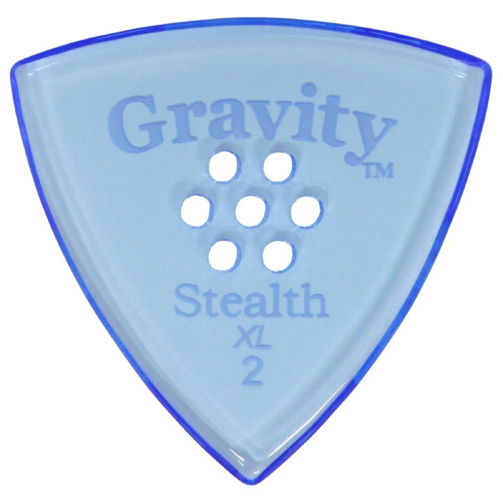 GRAVITY GUITAR PICKS Stealth -XL Multi Hole - GSSX2PM 2.0mm Blue ピック拍卖