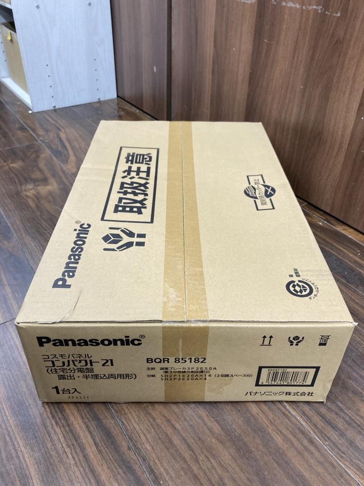 006□未使用品・即決価格□パナソニック 住宅分電盤 コンパクト21 BQR85182拍卖