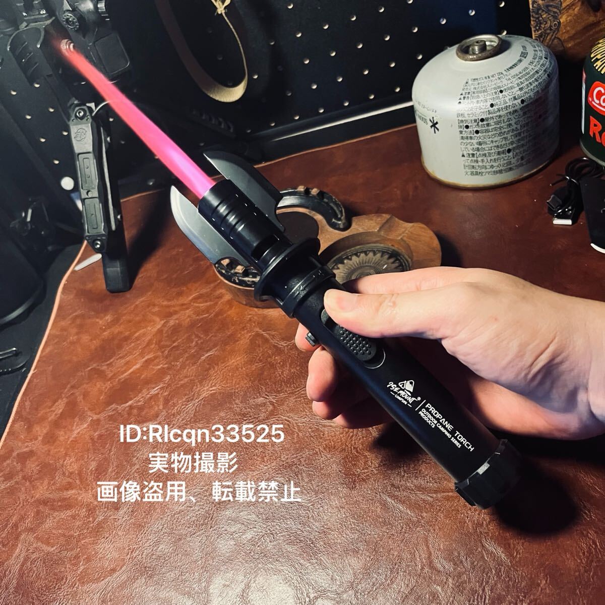 限定 アウトドア最強炎 ディングトーチ ガストーチ火力調節 ロック付き キャンプ サバイバル ハイキング 野外登山 拍卖