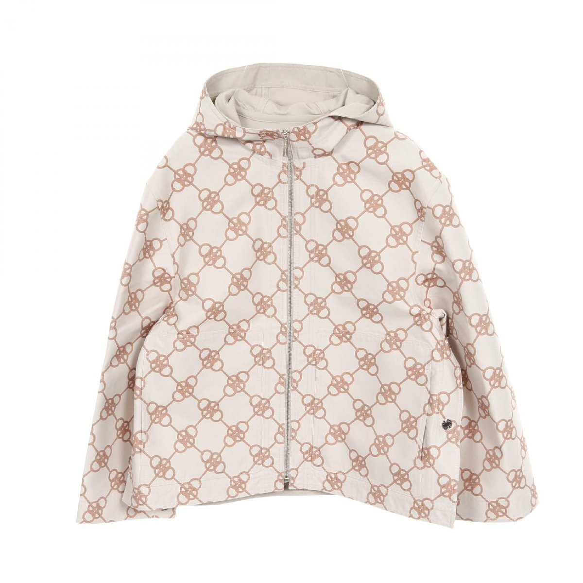 爆買 エルメス HERMES ブルゾン 衣料品 アウター コットン ベージュ系 オレンジ 2E0154DX 【中古】拍卖