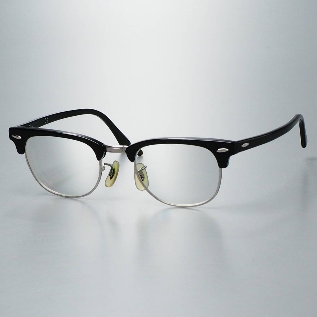 MJ5096◎Ray-Ban レイバン CLUBMASTER OPTICS クラブマスター サーモントブロー メガネ フレーム 眼鏡 RB5154 2000 ブラック 49□21 140拍卖