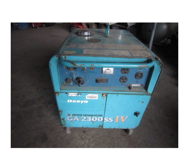 C2A【石050608-8】交渉OK! 処分 防音型エンジン発電機 デンヨー GA-2300SS-IV 2.3KVA 23A 100V 50/60Hz ガソリン バッテリーなし拍卖