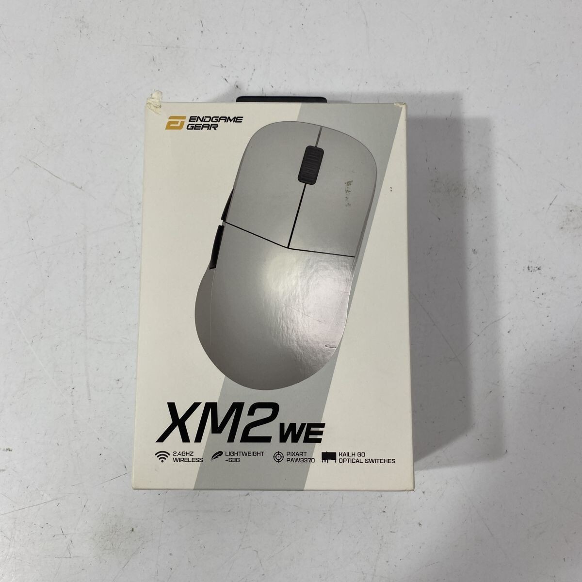 【8/9最終処分】ENDGAME GEAR ワイヤレスマウス ゲーミングマウス EGG-XM2WE-BLK ホワイト XM2we エンドゲームギア BBL0420/小4864/0708拍卖