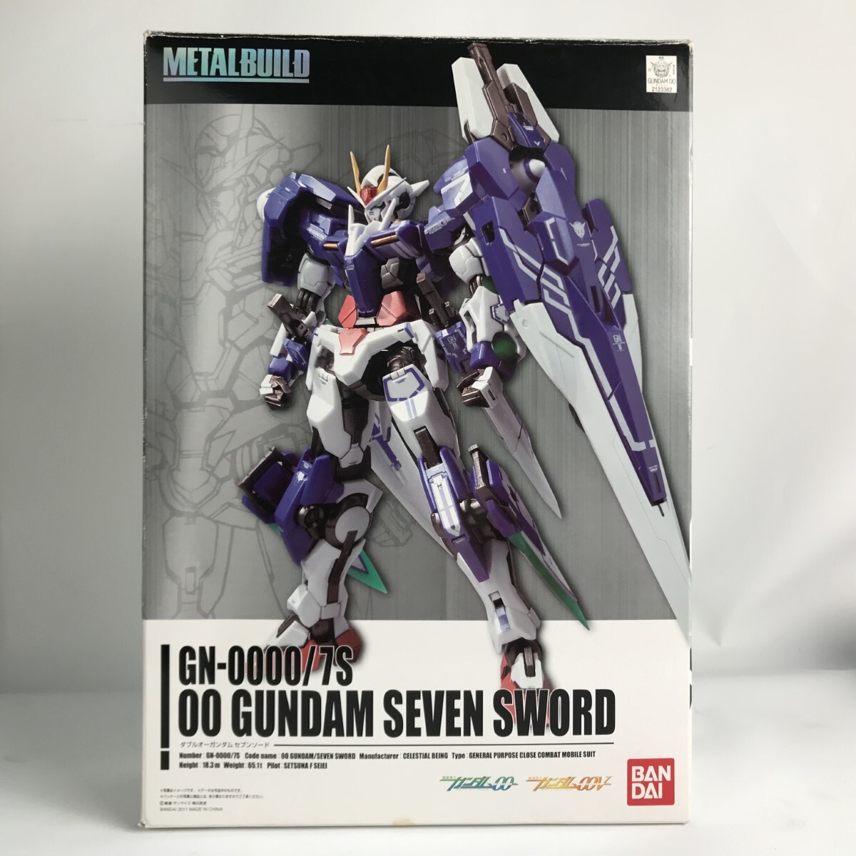 BANDAI バンダイ ガンプラ METAL BUILD GN-0000/7S ダブルオーガンダム メタルビルド やや傷や汚れあり拍卖