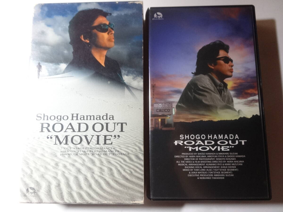 最終出品 VHS 浜田省吾「Shogo Hamada ROAD OUT “MOVIE”」夏の終り 悲しみは雪のように 他全16曲収録、<ビデオ>拍卖