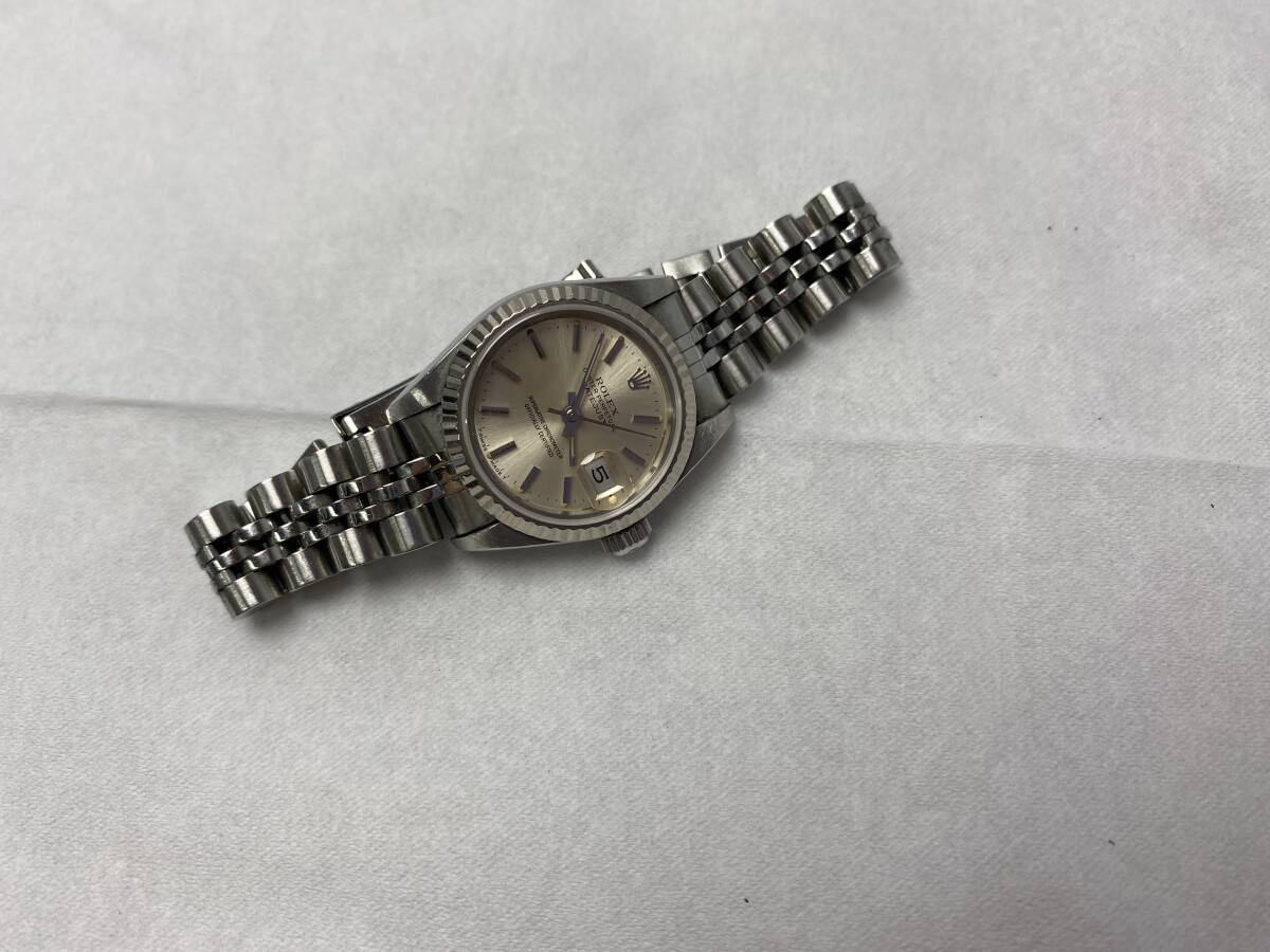 7/30★本物鑑定済 ROLEX DATEJUST ロレックス デイトジャスト レディース 腕時計 ヴィンテージ【中古品/現状品/動作未確認ジャンク】拍卖