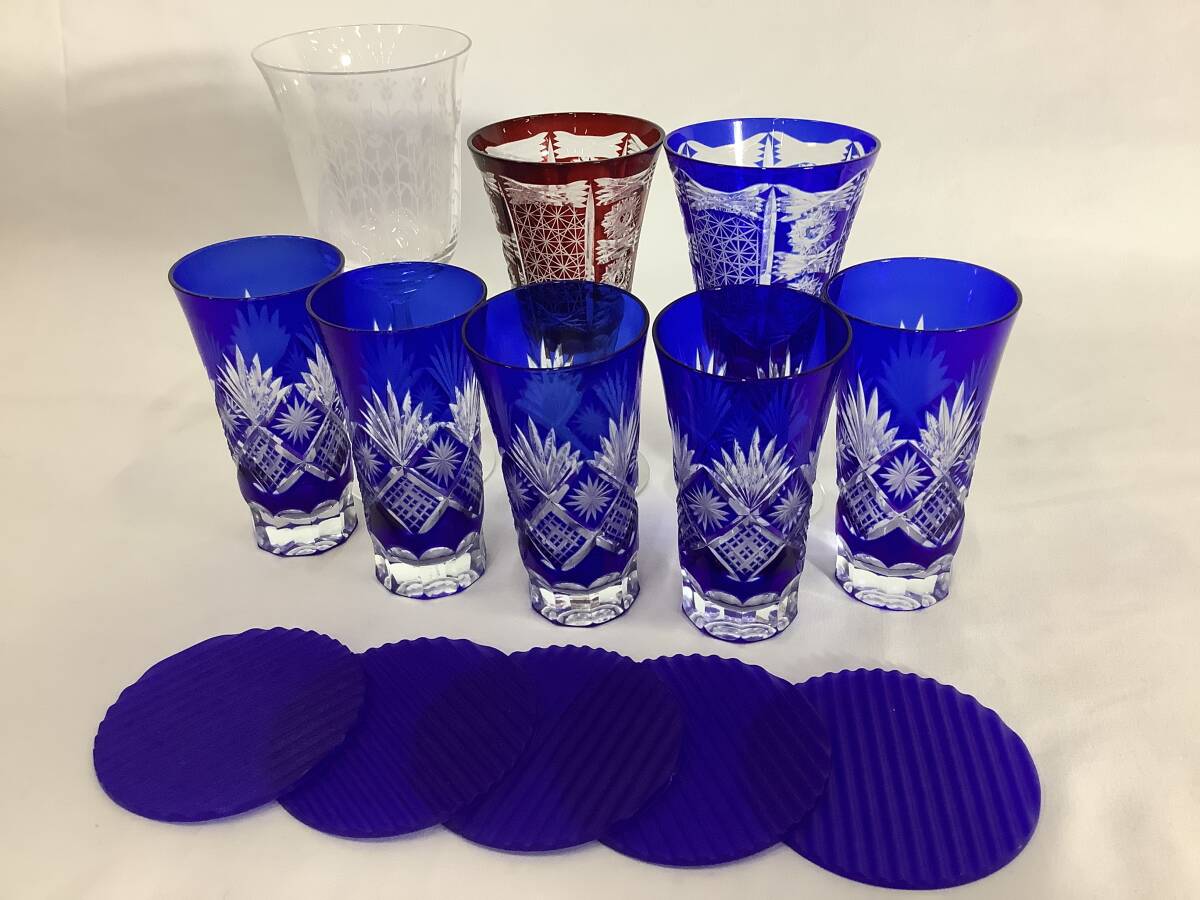 ワイングラス & ペアワグラス & 切子グラスセット KAGAMI CRYSTAL その他 中古品 送料無料 1円〜【148-22.NT】拍卖