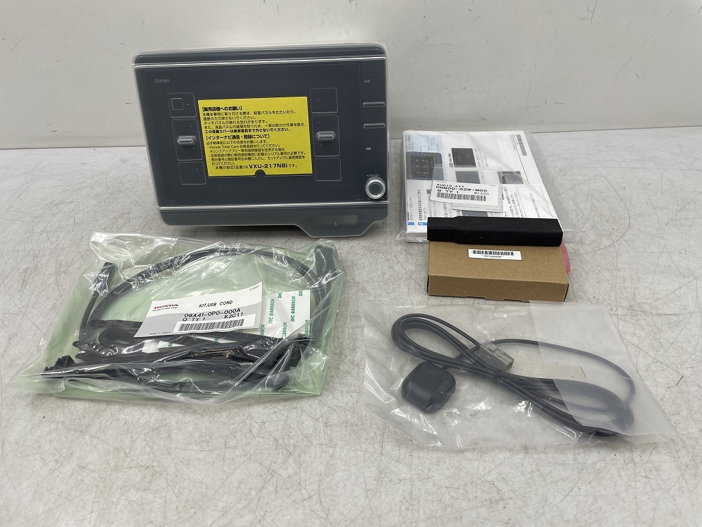 美品 ホンダ 純正 Gathers ギャザズ 8インチ インターナビ VXU-217NBi 08A60-TTA-B10-01 Bluetooth CD DVD JF3 JF4 (G5041)拍卖