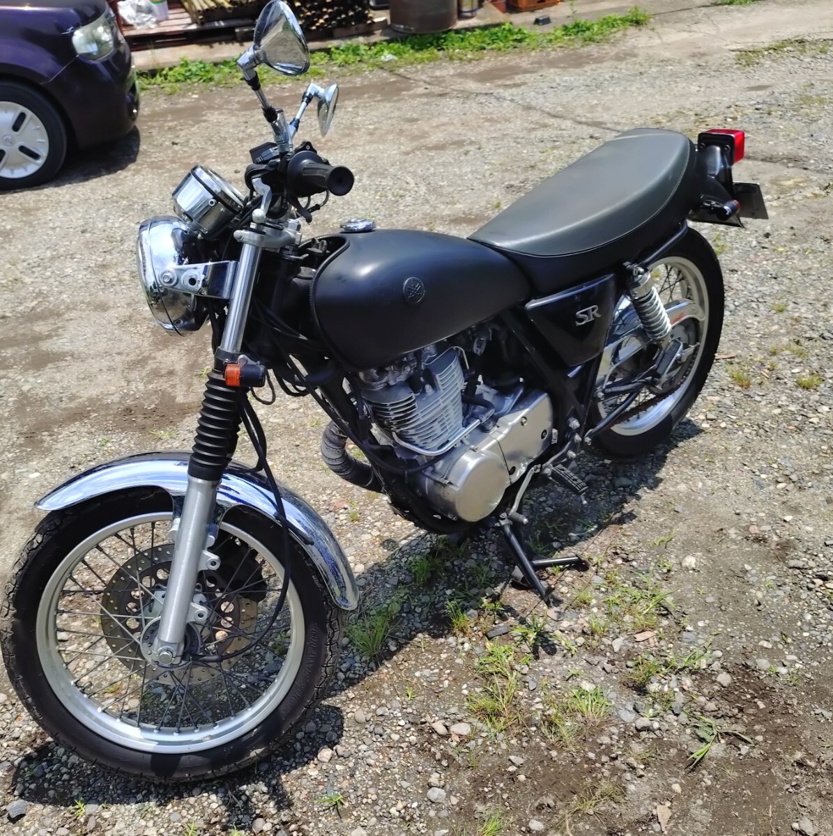 YAMAHA SR400-4 RH03J エンジン始動 初年度平成25年拍卖