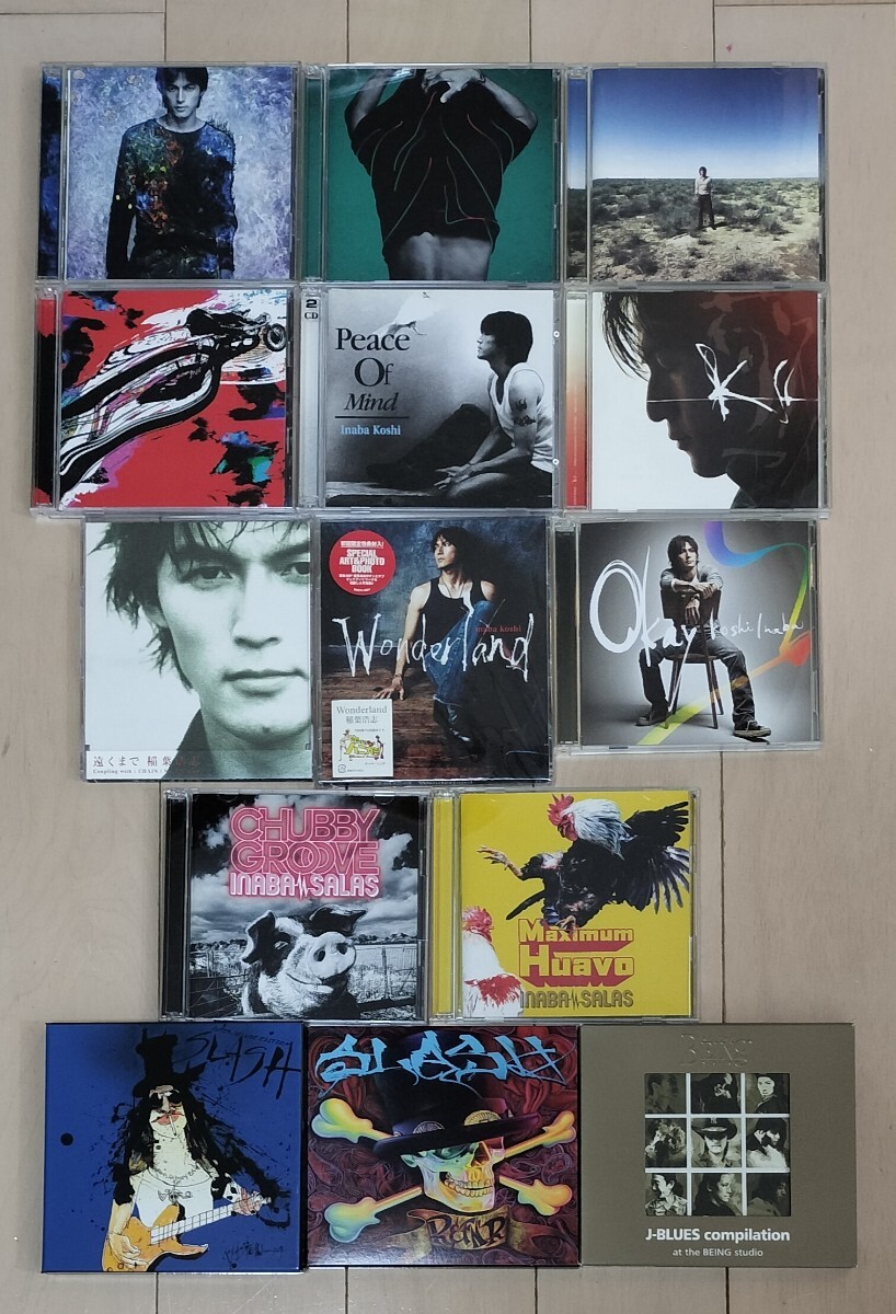 稲葉浩志 CD等14点セット 初回限定盤 Blu-ray DVD INABA/SALAS SLASH SAHARA B'z拍卖