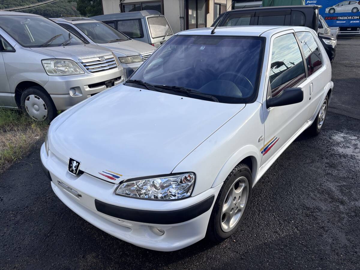 プジョー106ラリー S2 1.6 DOHC 2000年式 ビアンカホワイト拍卖