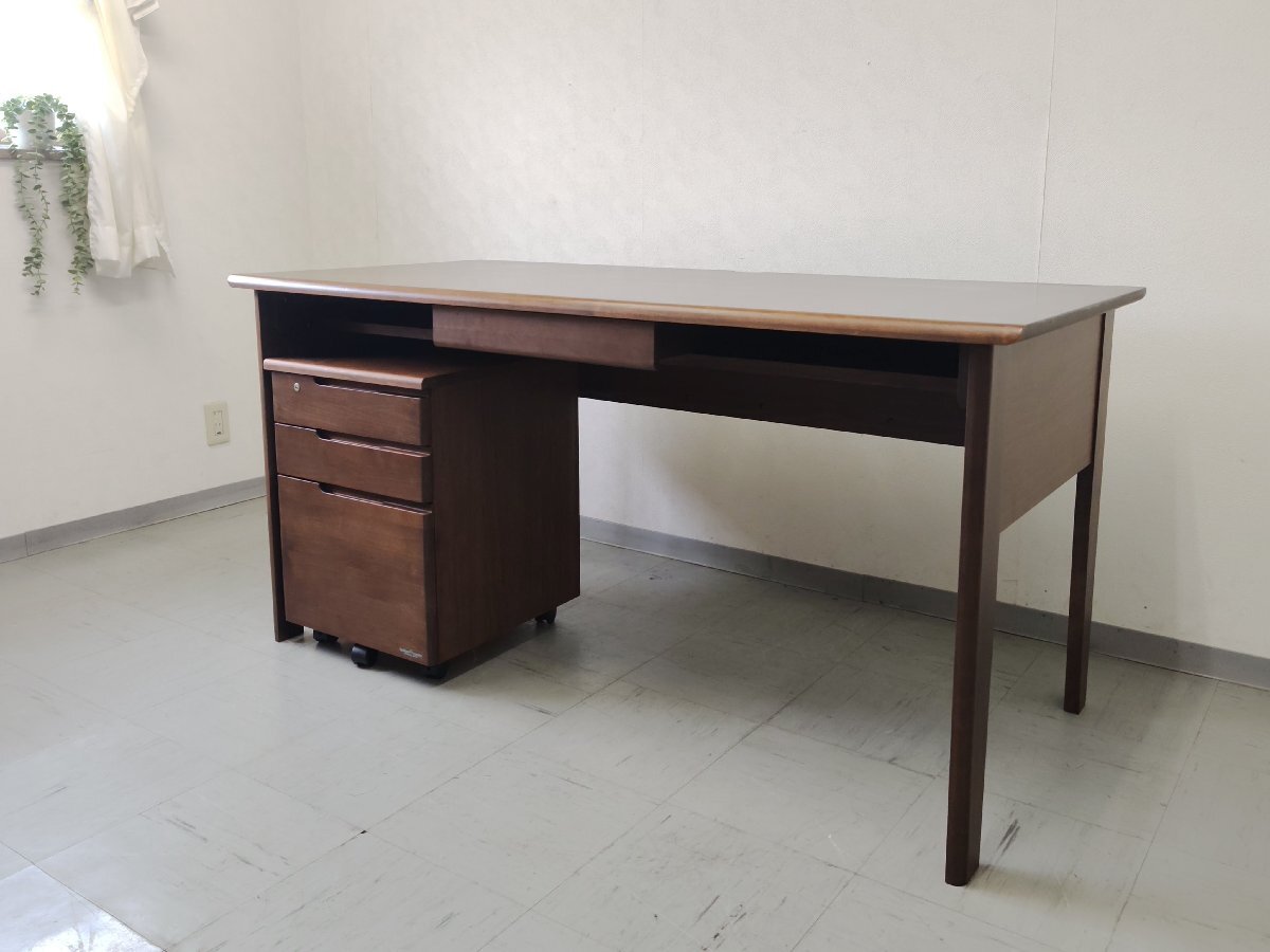 堀田木工所 hotta woody アーク616 + ワゴン 14万 アルダー材 PALM LOOPボード エコ 学習机 エグゼクティブ 大塚家具購入品拍卖