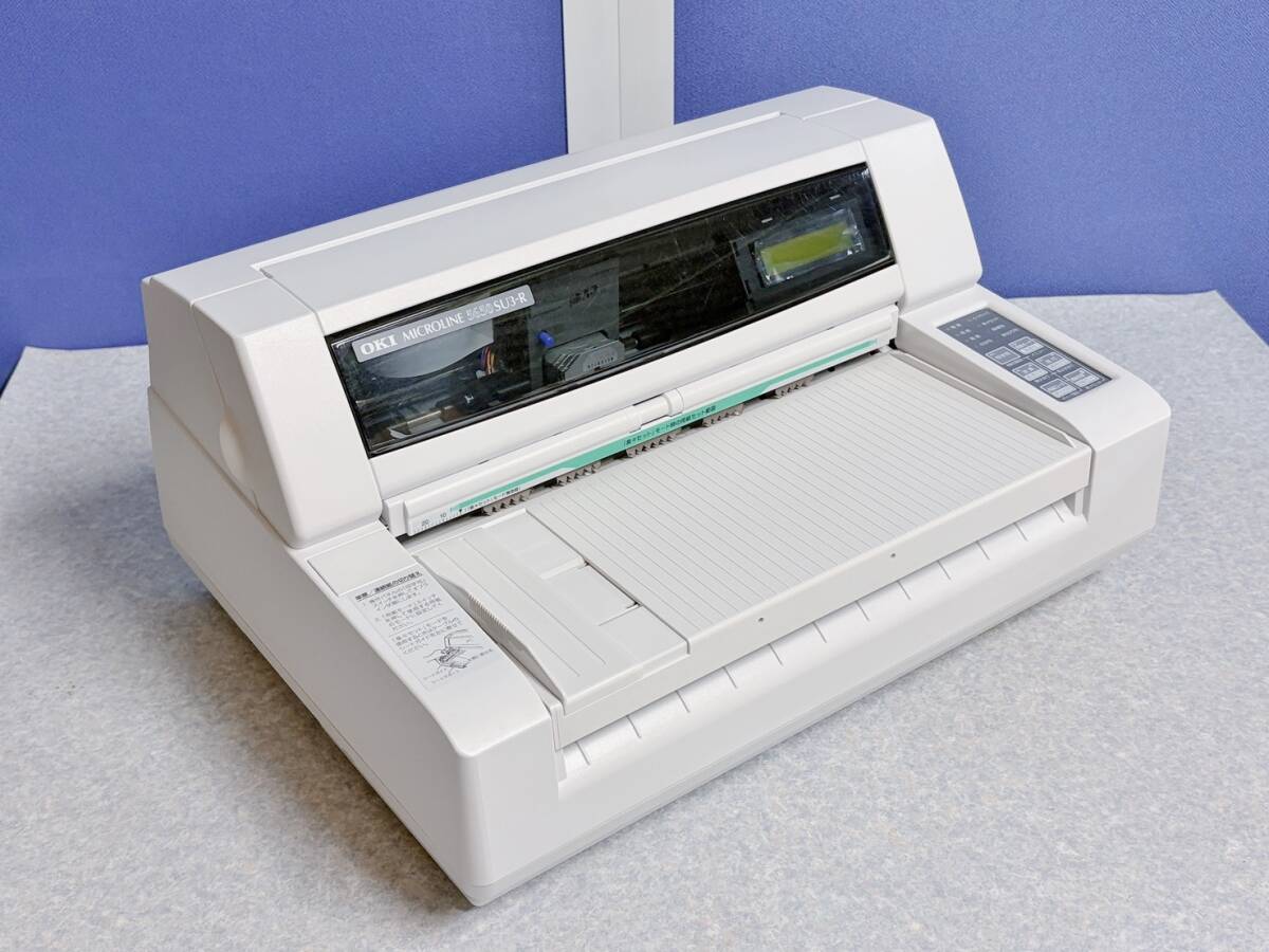 【整備済/インク新品付】最新モデル/USB接続 OKI MICROLINE 5650SU3-R 卓上 水平ドットプリンタ 業務用 複写伝票印刷 沖データ 中古良品拍卖