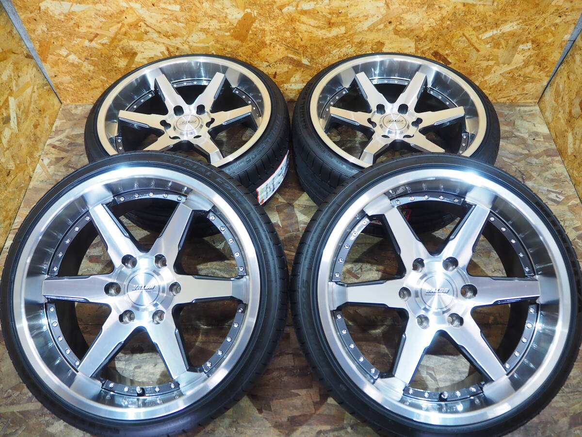 ☆送料無料☆オーバーフェンダー ツライチ設定☆高級 逆ゾリ コンケイブ 深リム VALOR DCR 19inch9J+20 225/35R19 SET ハイエース 200系拍卖