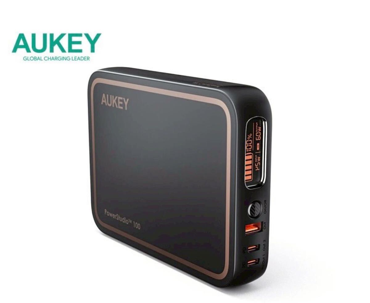 1A14 AUKEY ポータブル電源 99.9Wh 27,000mAh PS-RE01 拍卖