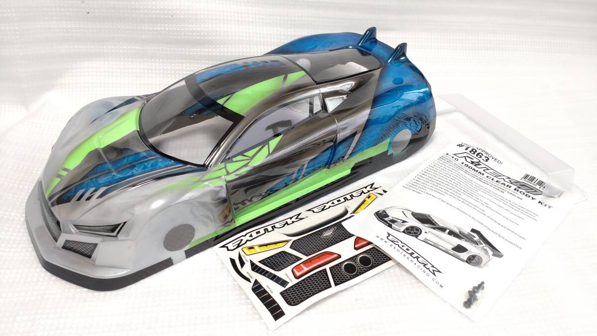EXOTEK 1/10 EPツーリングカー用ボディ R-TEK GT 塗装済・未走行 TRF421XTA08MS2.0X4BD12A800MCTIF14などに拍卖