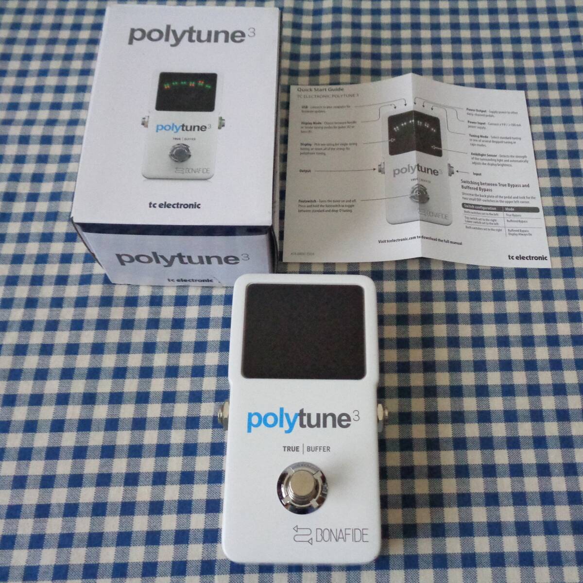 TC ELECTRONIC PolyTune 3 ポリフォニック チューナー 拍卖