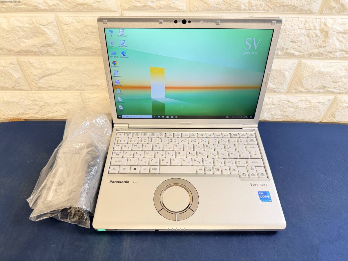 【★2021年モデル 美品】 Panasonic Let's note CF-SV1FDHKS/Core i5 1135G7/8GBメモリ+NVME 256GB・SSD拍卖
