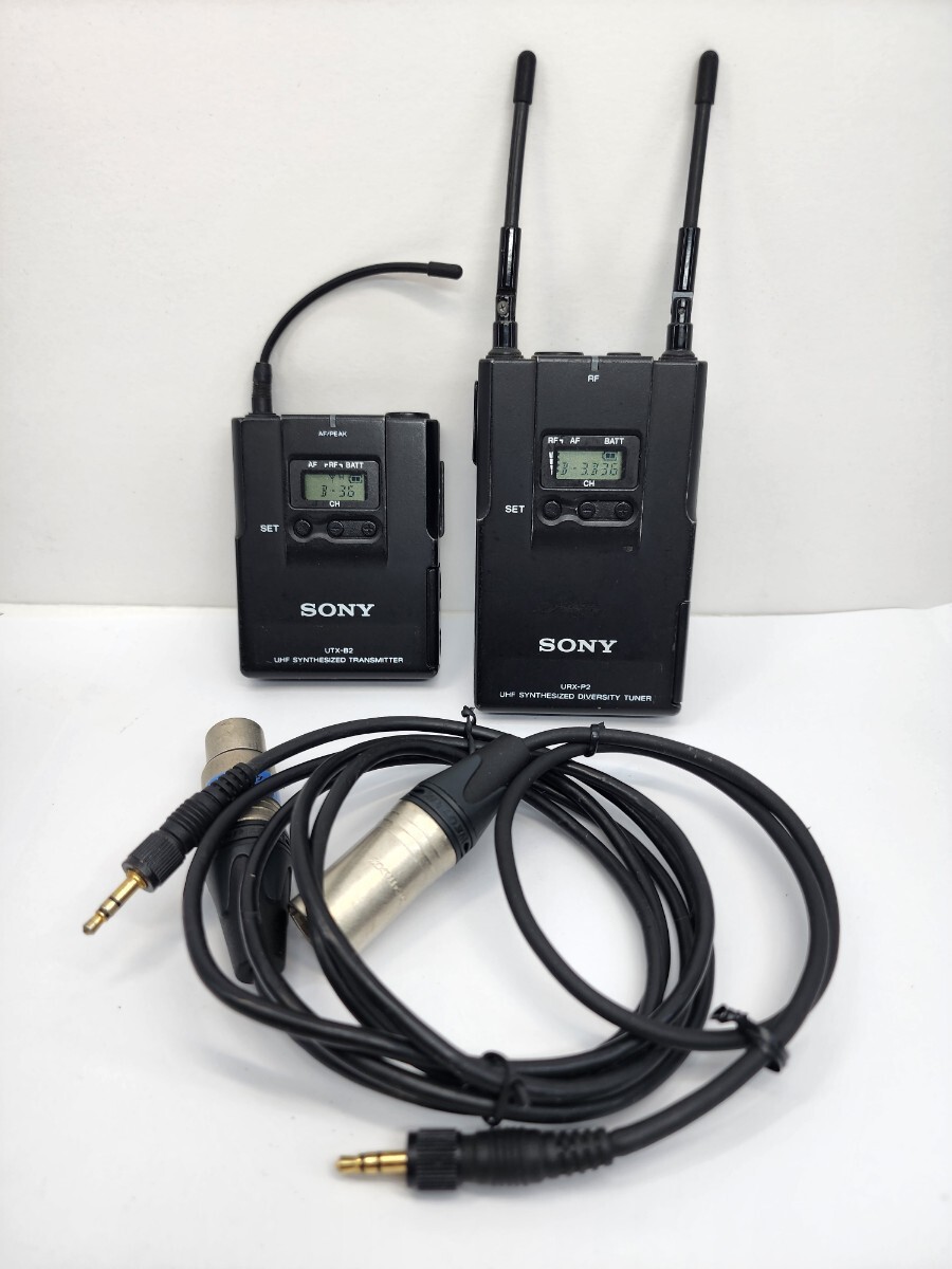 SONY ソニー UWP-V1 (UTX-B2,URX-P2) UHFワイヤレスマイクロホンパッケージ 拍卖