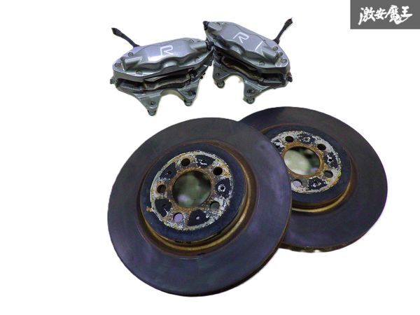 【固着や切れ無! 良品】 VOLVO ボルボ 純正 RB5254A S60R リア 4POT ブレンボ brembo ブレーキ キャリパー ローター 左右 set 在庫有 棚拍卖