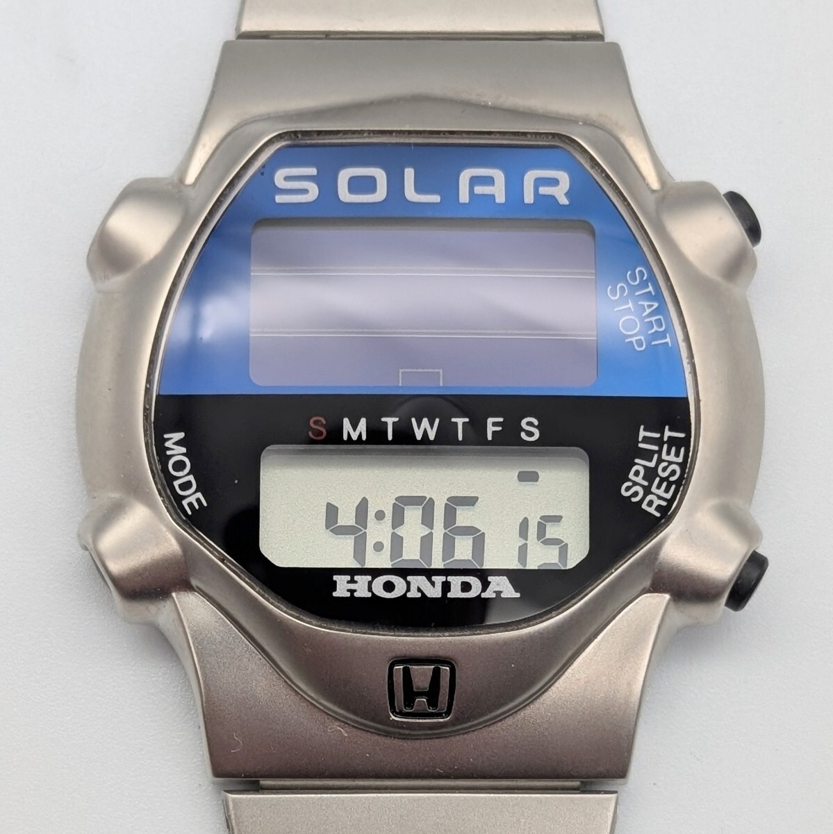 美品 HONDA SOLAR W175-4A10 ホンダ ソーラー クロノグラフ ソーラー充電クオーツ デジタル文字盤 メンズ腕時計 電池交換済み 稼働品拍卖