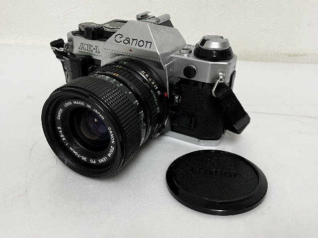 Canon キヤノン キャノン AE-1 PROGRAM フィルム一眼レフカメラ+レンズ Canon ZOOM FD 35-70mm 1:3.5-4.5 Ж 767FB-2拍卖