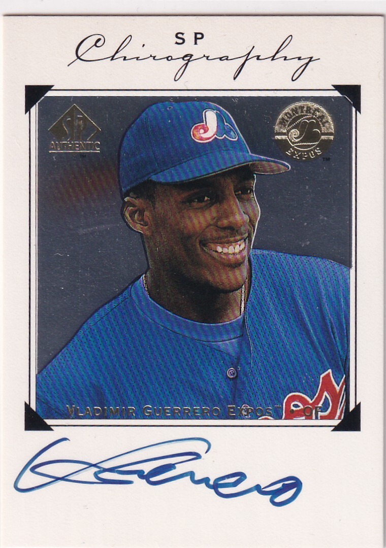 VLADIMIR GUERRERO (EXPOS) 1998 UPPER DECK UD SP CHIROGRAPHY AUTO AUTOGRAPH拍卖