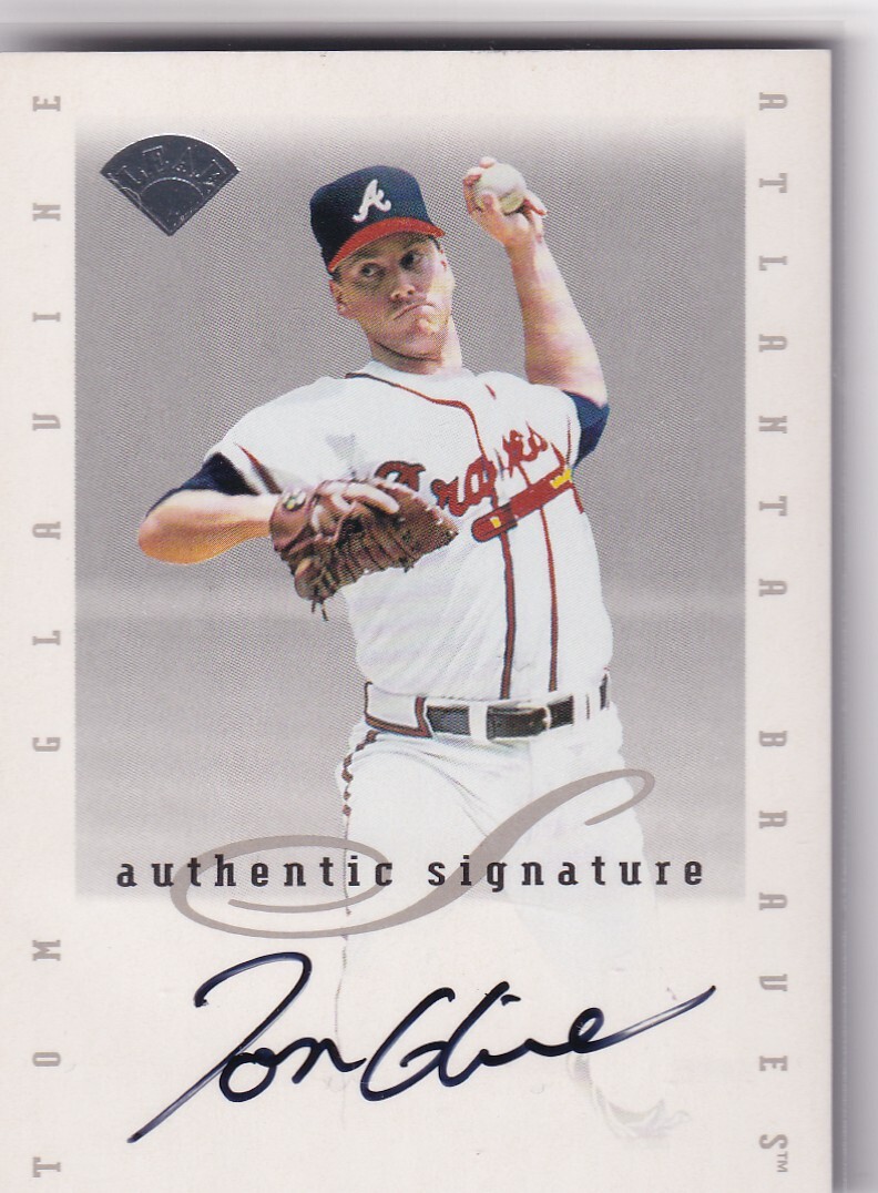 TOM GLAVINE (BRAVES) 1996 LEAF AUTHENTIC SIGNATURE AUTO AUTOGRAPH拍卖